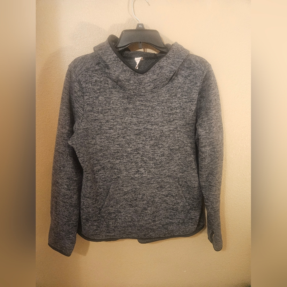 Danskin Now Activewear Hooded Pullover Sweater Sz Large